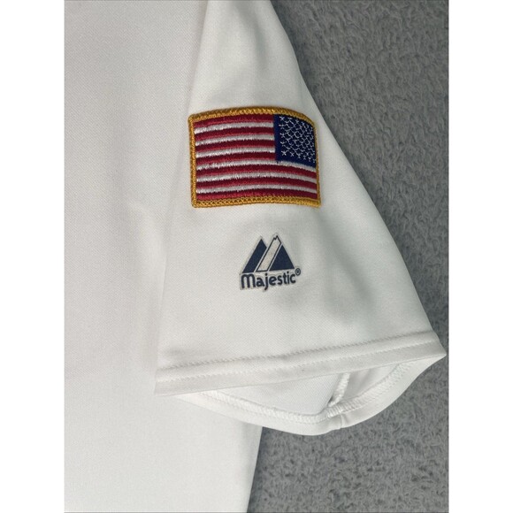 VTG Majestic Authentic Jersey Derek Jeter #2 Team USA 2006 WBC Mens 38 S/M White - Picture 4 of 10